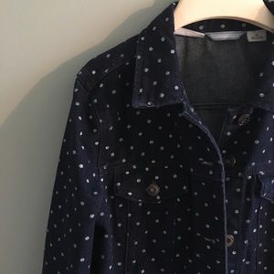 Polka Dot Jean Jacket